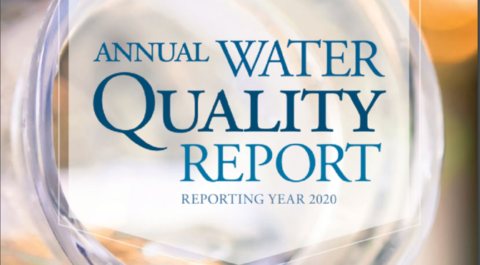ANNUAL WATER QUALITY REPORT 2020